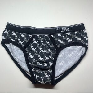Mr Turk 2xist Black and White Patterned Briefs